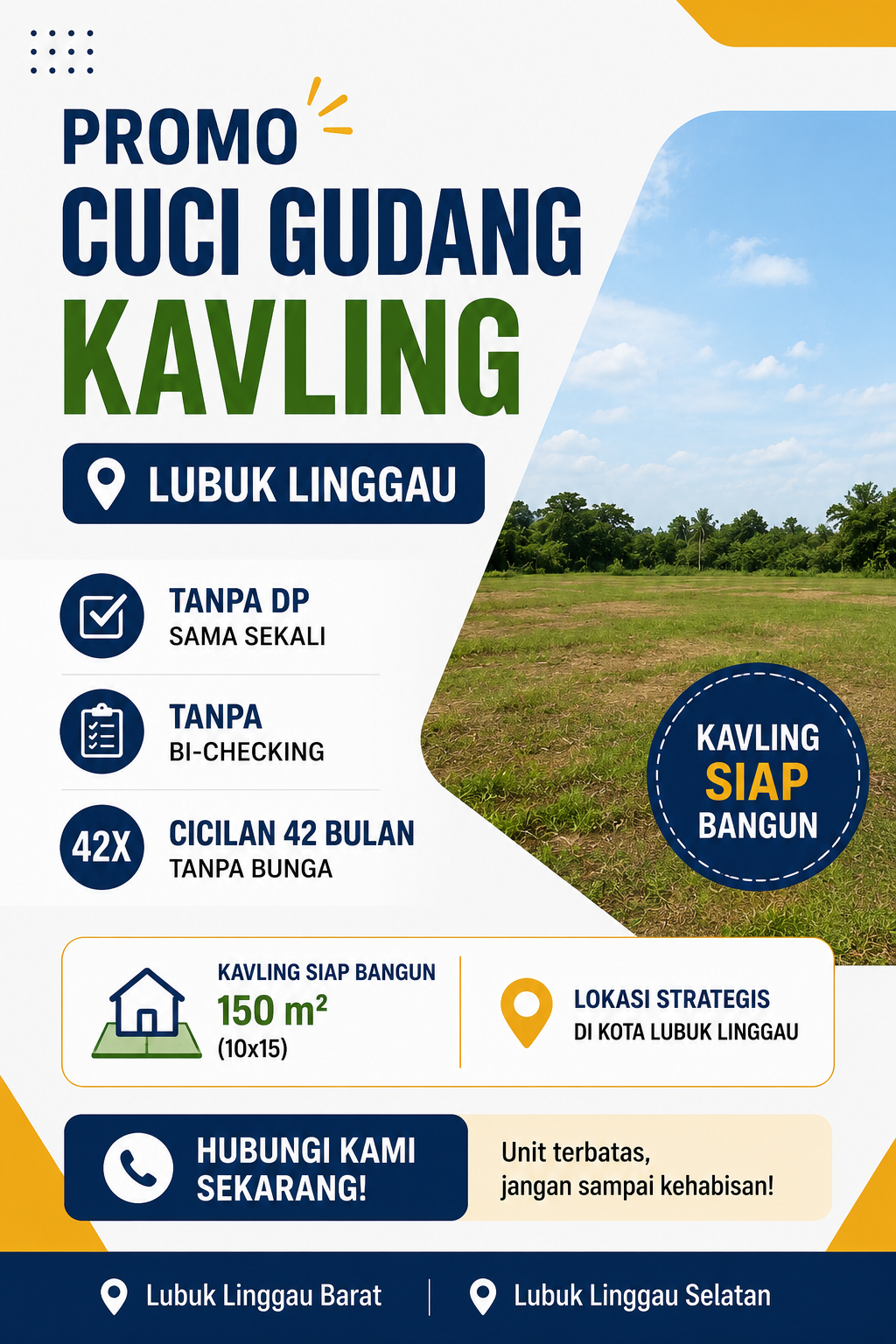 Flyer Kavling Tanpa DP 02